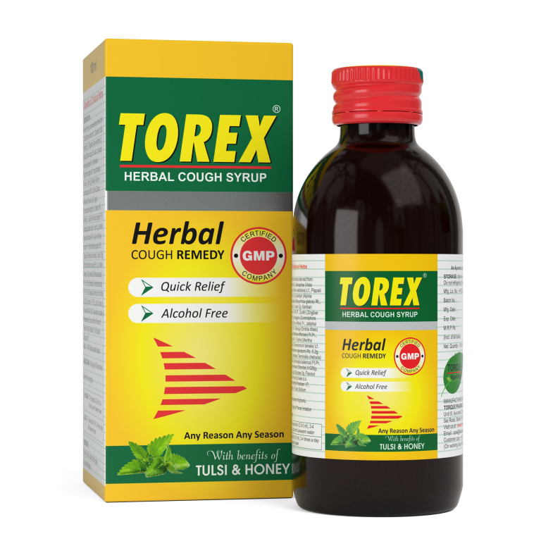 Torex Herbal Best Ayurvedic Cough Syrup in India for All Age Groups