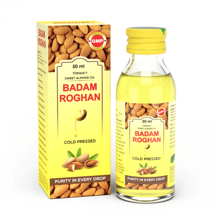 Badam Roghan Best Ayurvedic Almond Oil in India for Adults & Children